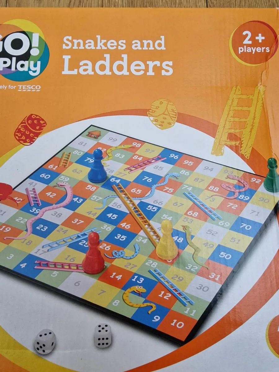 Snakes And Ladders Kids Board Game - Image 3