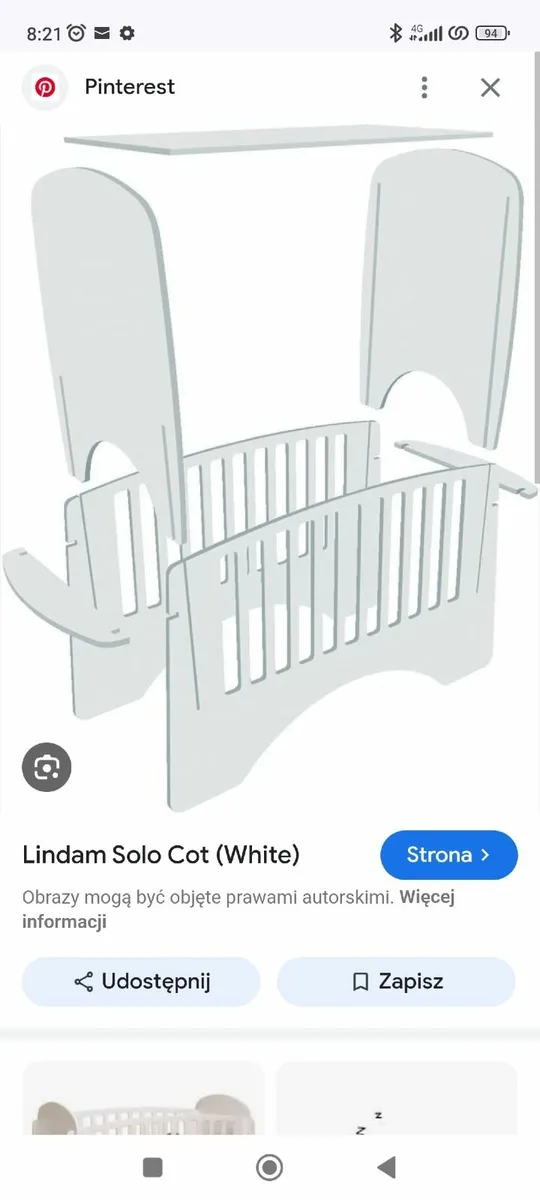 Lindam solid Toddler cot - Image 3