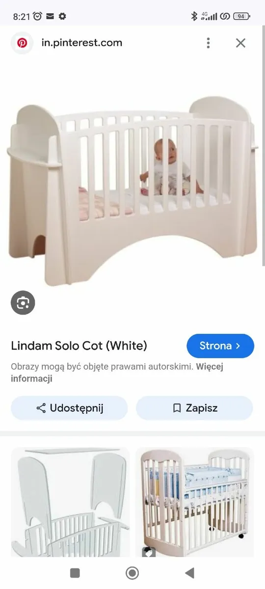 Lindam solid Toddler cot - Image 4