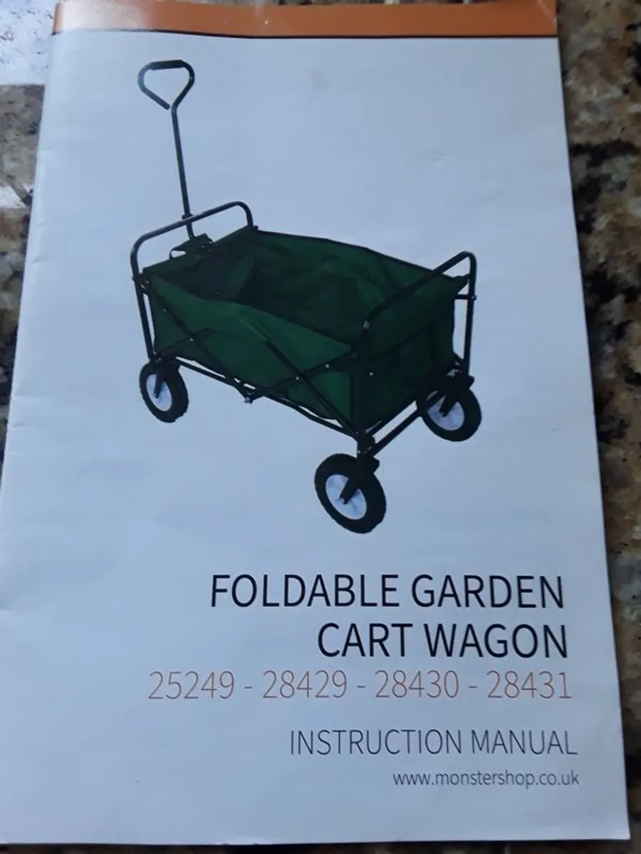 foldable garden cart wagon - Image 2