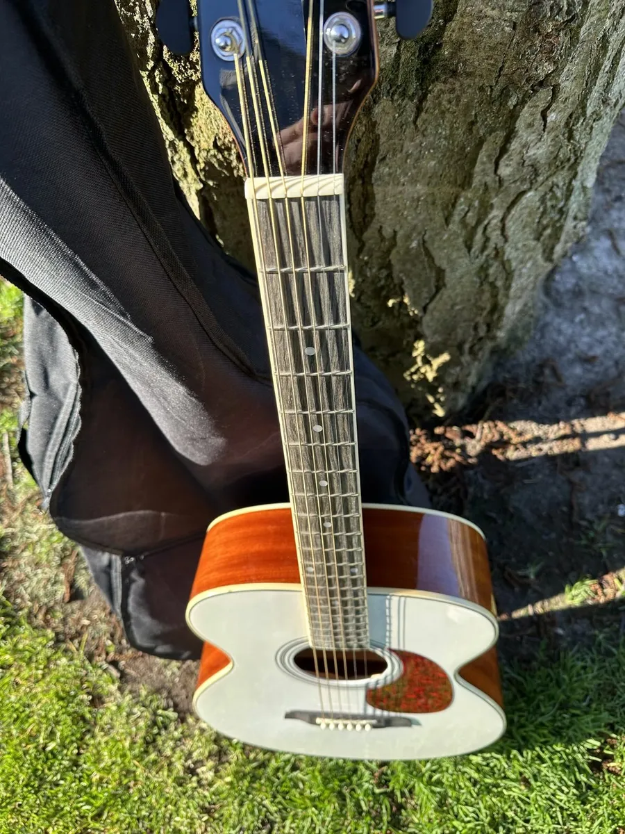 Brunswick BTK50MW - White Gloss - Acoustic Guitar - Image 3