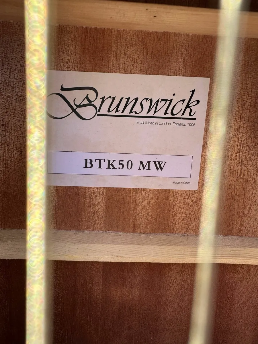 Brunswick BTK50MW - White Gloss - Acoustic Guitar - Image 4