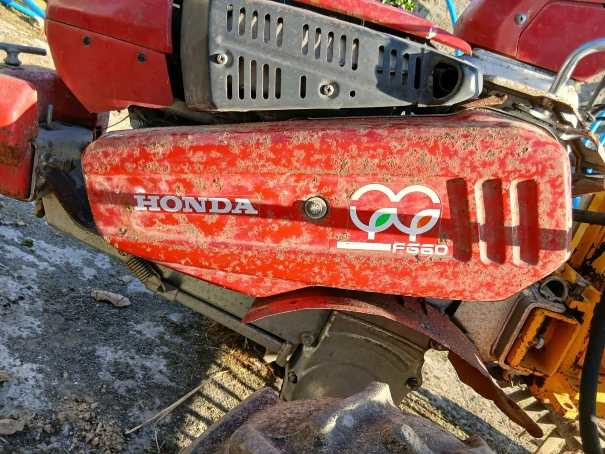 Honda f660 Blec pedestrian stone rake - Image 4
