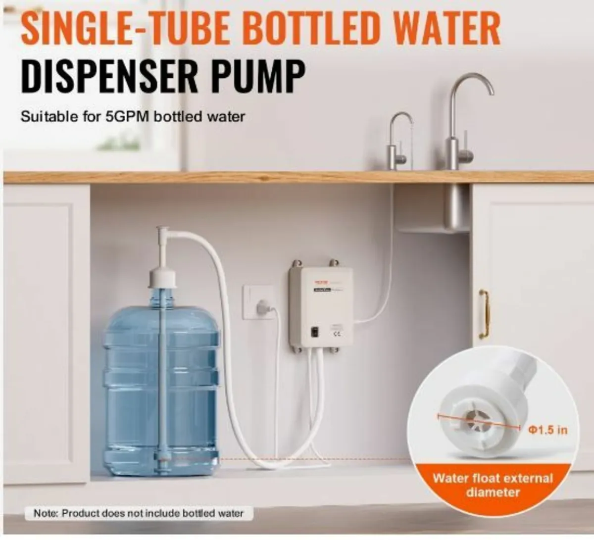 Water Bottle Pump System 1 Gal/min 40 Psi - Image 2
