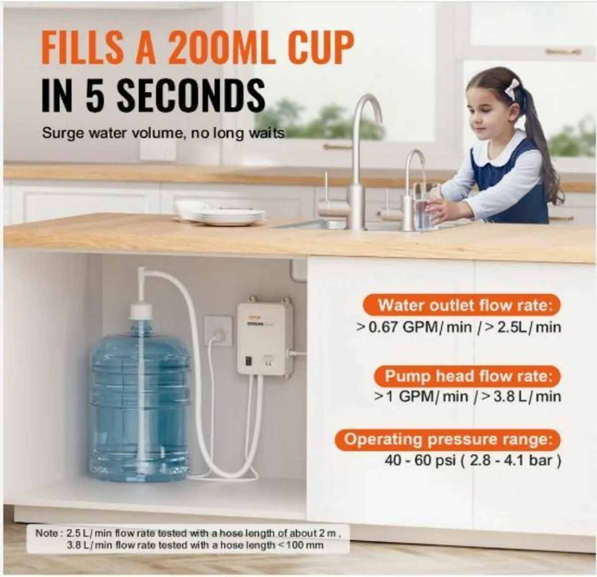 Water Bottle Pump System 1 Gal/min 40 Psi - Image 3