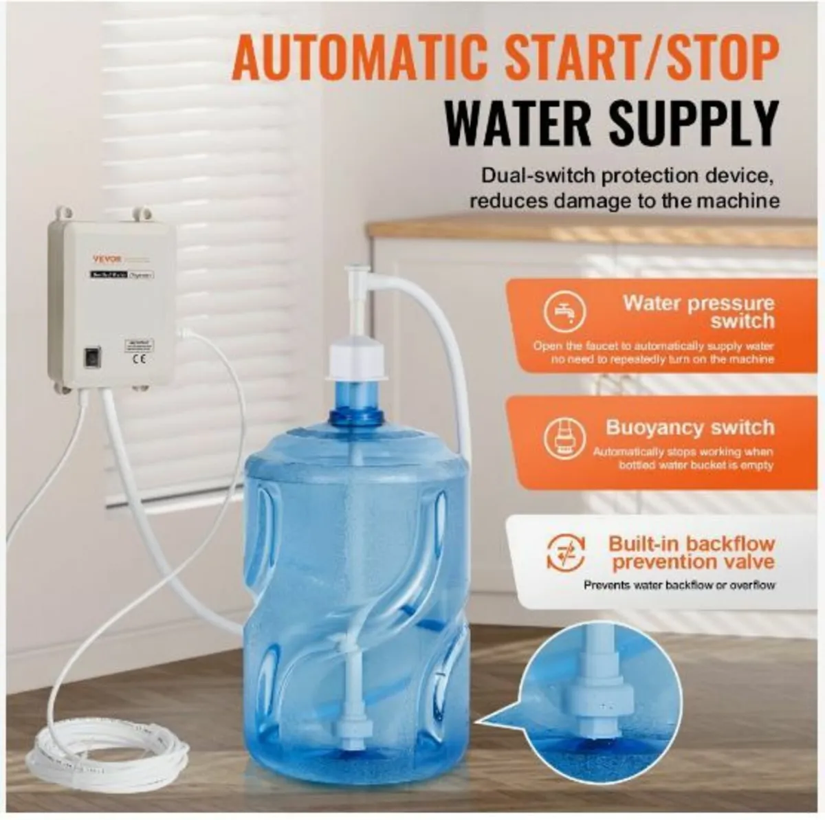 Water Bottle Pump System 1 Gal/min 40 Psi - Image 4