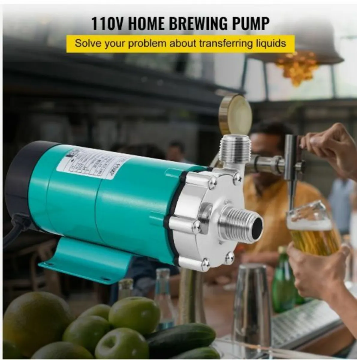 Magnetic Beer Pump with Food - Image 2