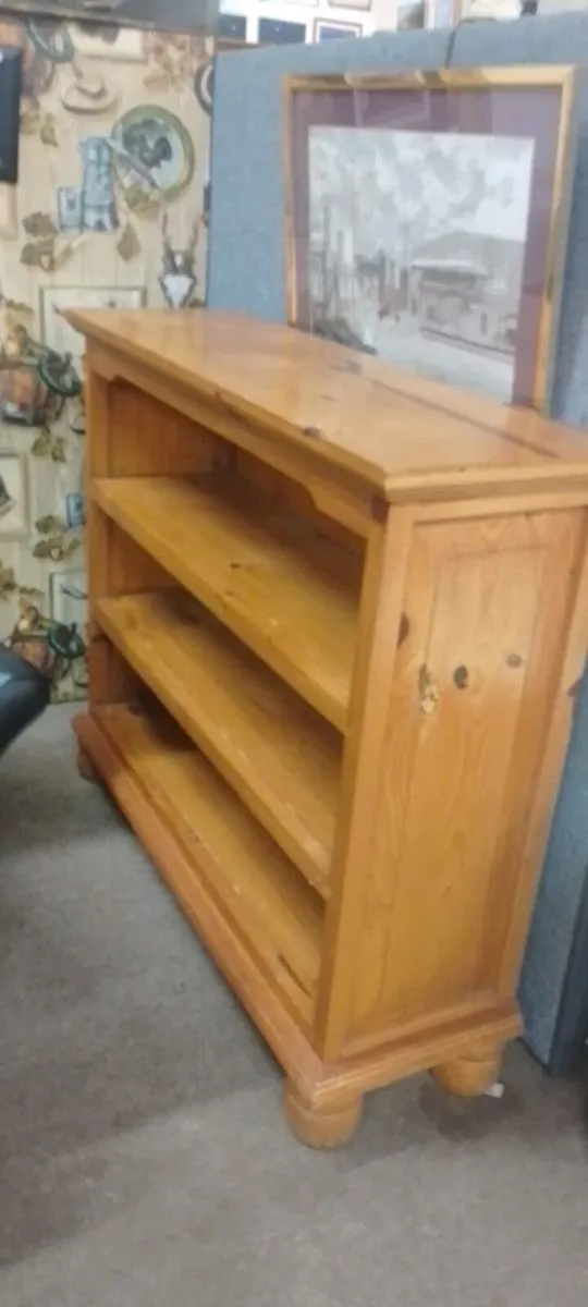 Rustic Pine Bookcase - Image 1