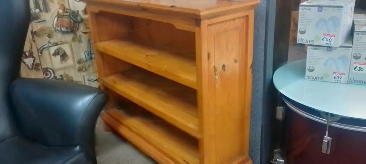 Rustic Pine Bookcase - Image 2