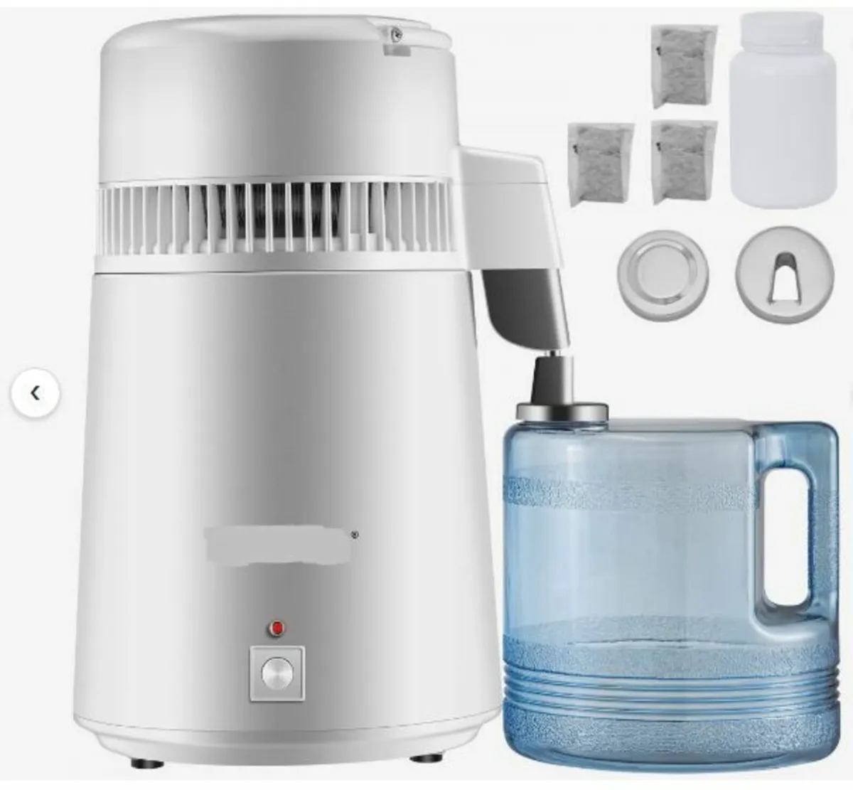 4L Pure Water Distiller 1L/h Water Purifier Filter - Image 1