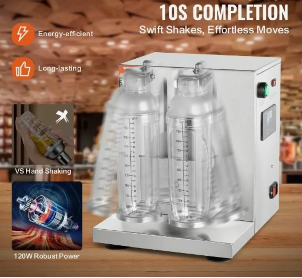 Milkshake Maker Machine 120W Electric - Image 2