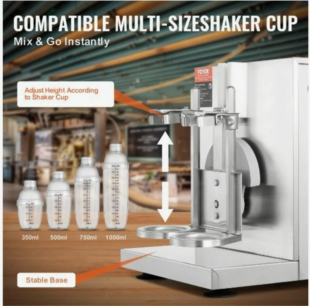 Milkshake Maker Machine 120W Electric - Image 4