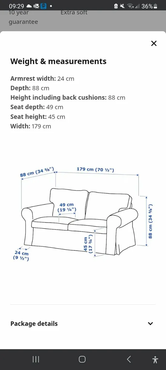 Ikea  sofas - Image 2
