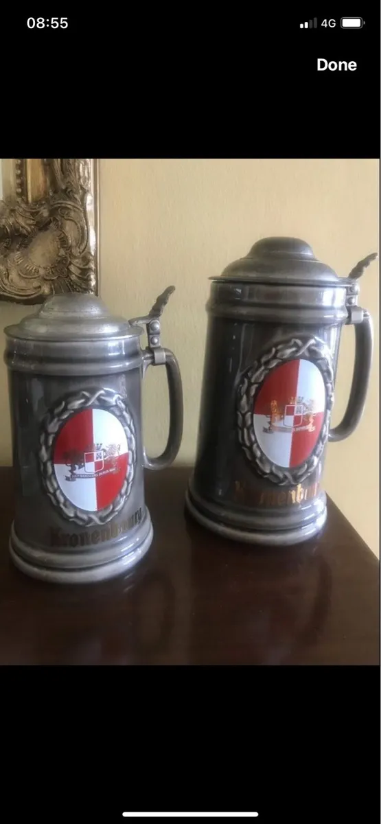 Vintage Kronembourg Stein Set - Image 2
