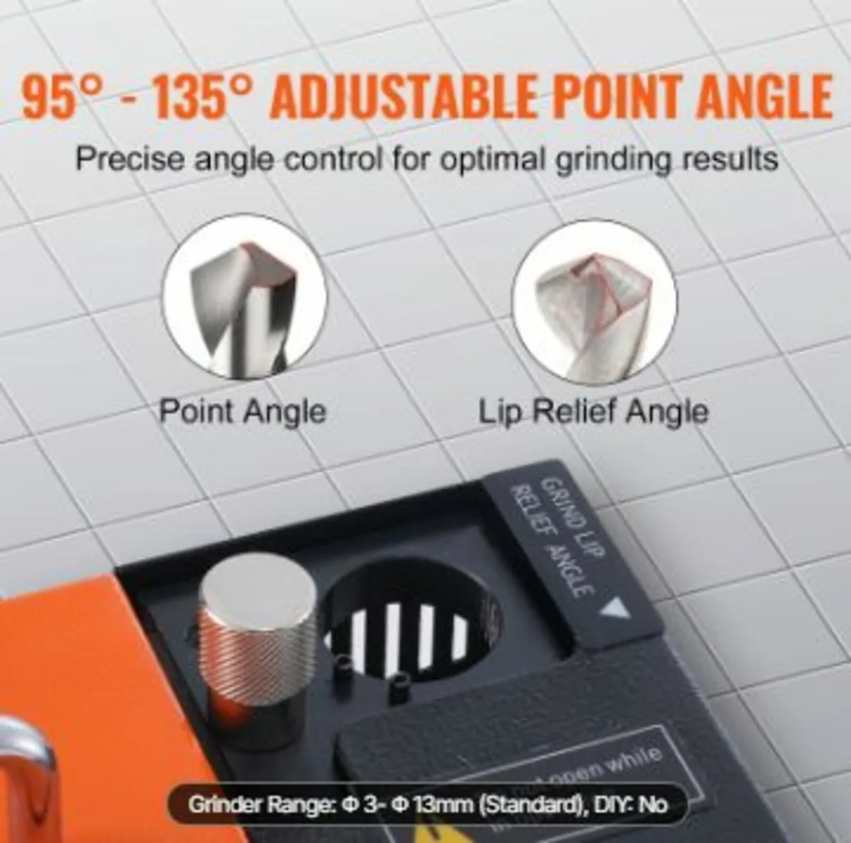 Drill Bits Sharpener, MR-13A Bits Grinder Sharpene - Image 4