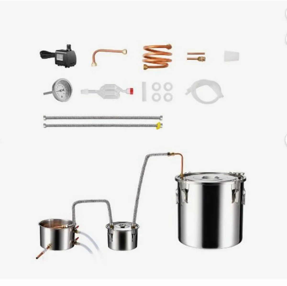 Moonshine Still Water Alcohol Distiller 8Gal - Image 1