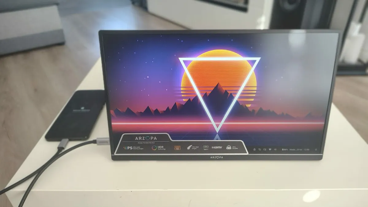 Ultra-Thin Portable Monitor | 14” FHD 1080P USB C - Image 3