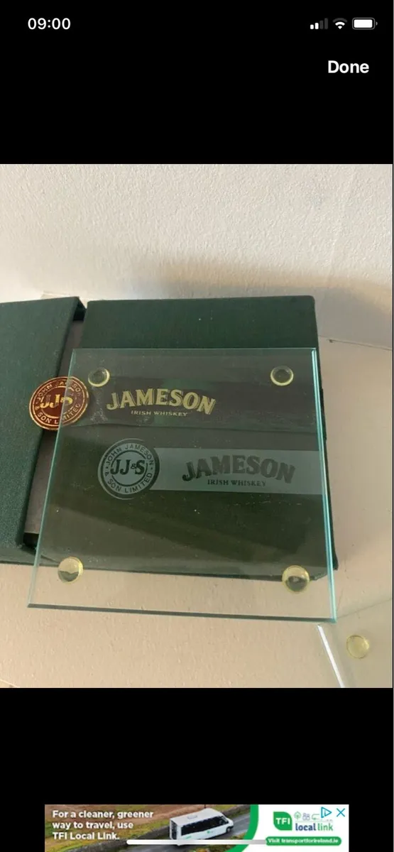 Rare Jameson Glass Coasters set - Image 1