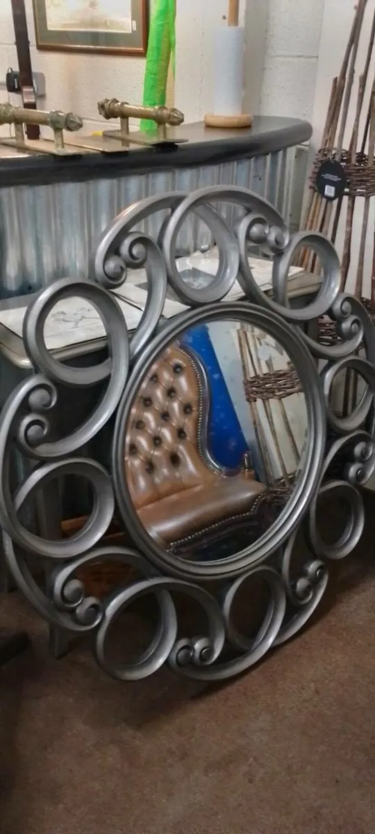 Large Modern Decorative Wall Mirror - Image 1
