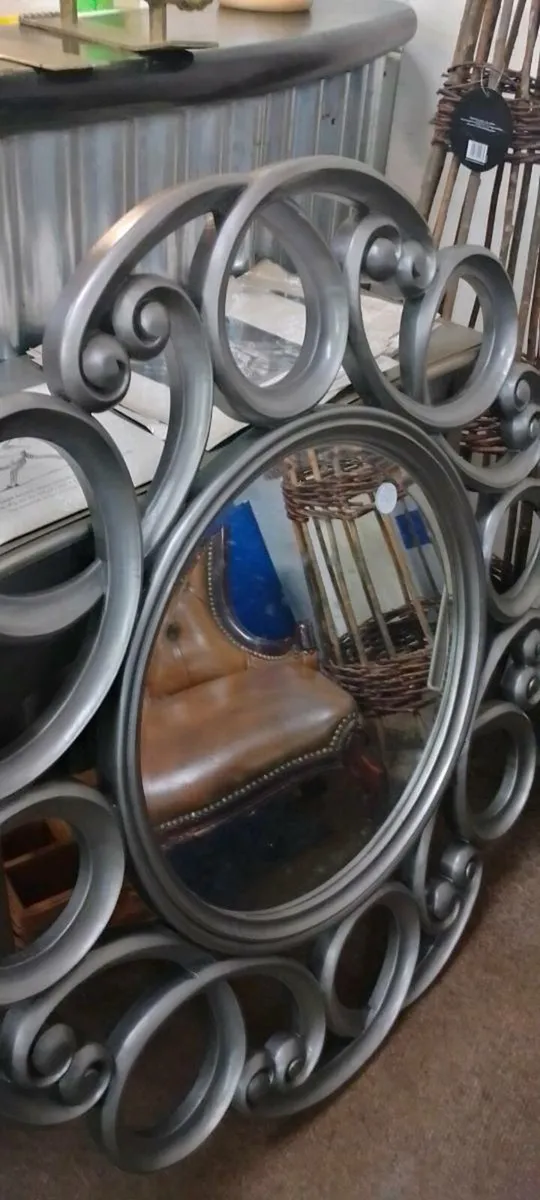 Large Modern Decorative Wall Mirror - Image 3