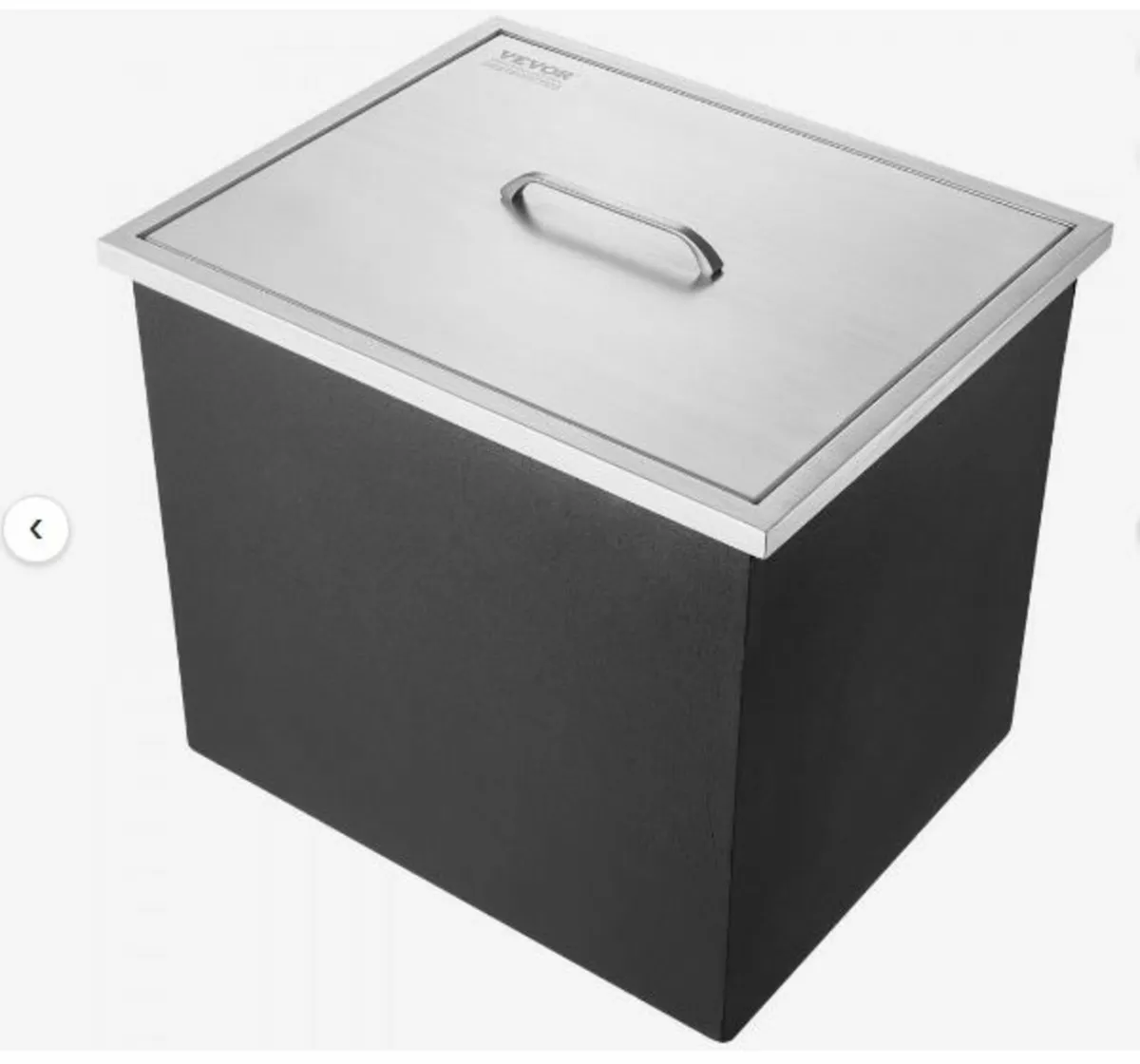 Drop in Ice Chest, 21"L x 17"W x 18"H Stainless - Image 4