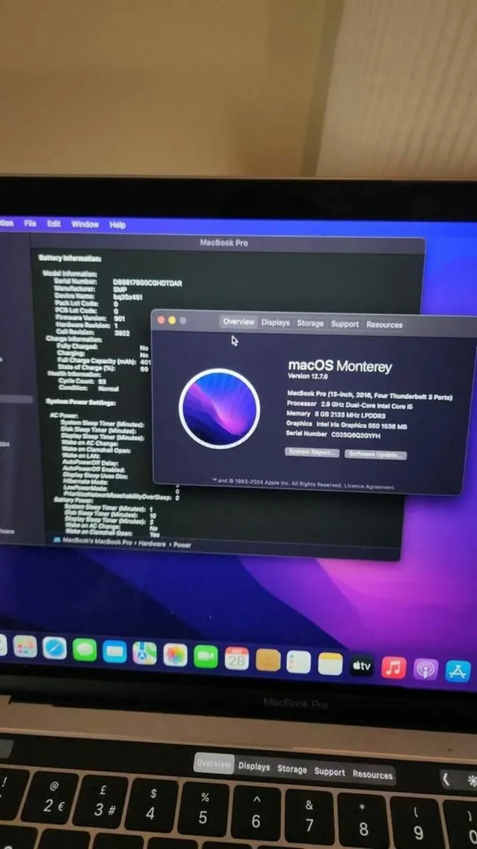 Apple Macbook Pro 13' (2016) I5 256gb Ssd 8gb Ram - Image 2