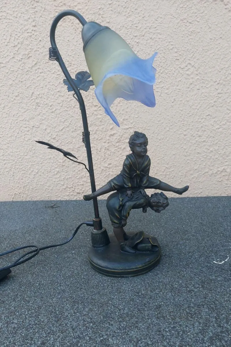 Beautiful l'art nouveau francaise table lamp - Image 1