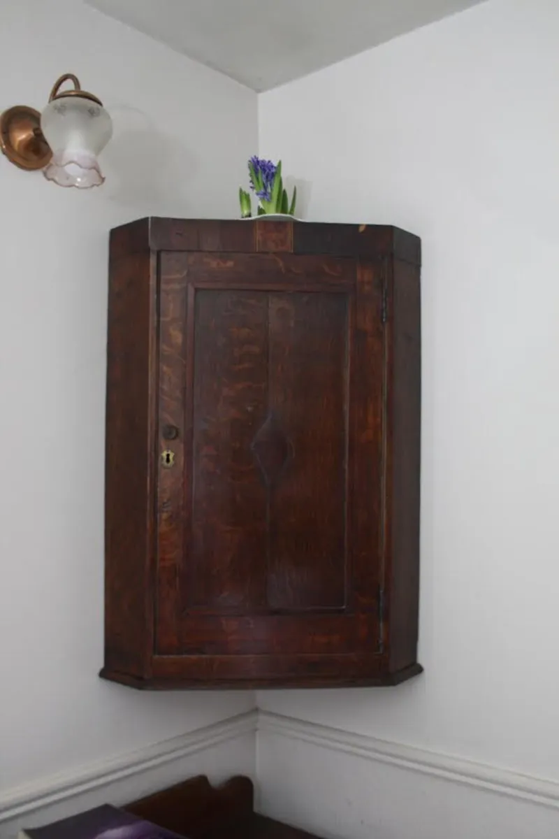 Antique Corner Cupboard - Image 1