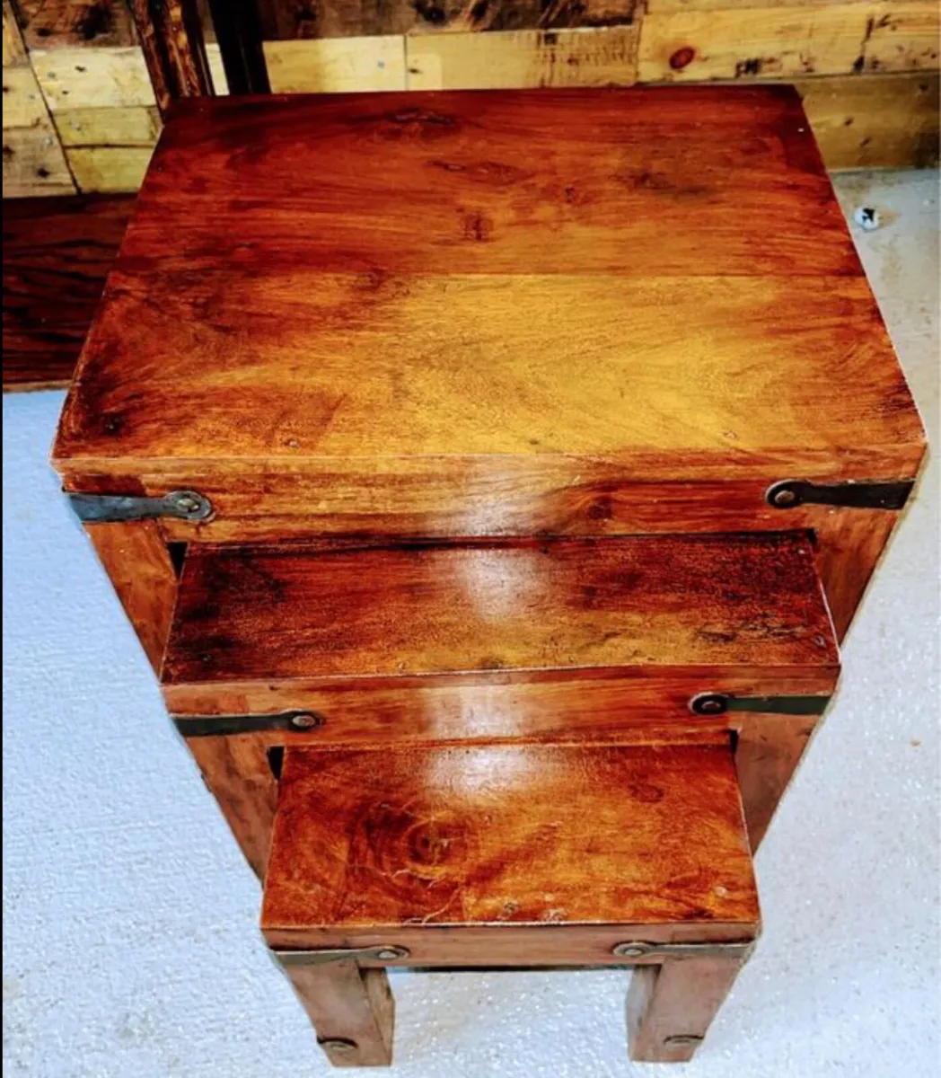 Sheesham Thakat Nest of Tables  Indian rosewood - Image 2