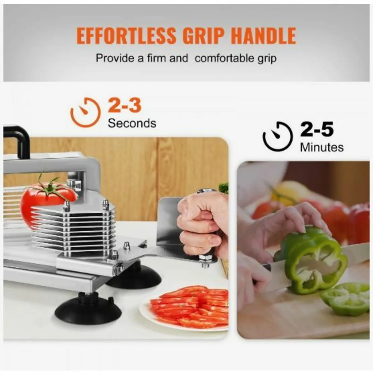 Commercial Tomato Slicer, 3/8 inch Tomato Cutter - Image 3