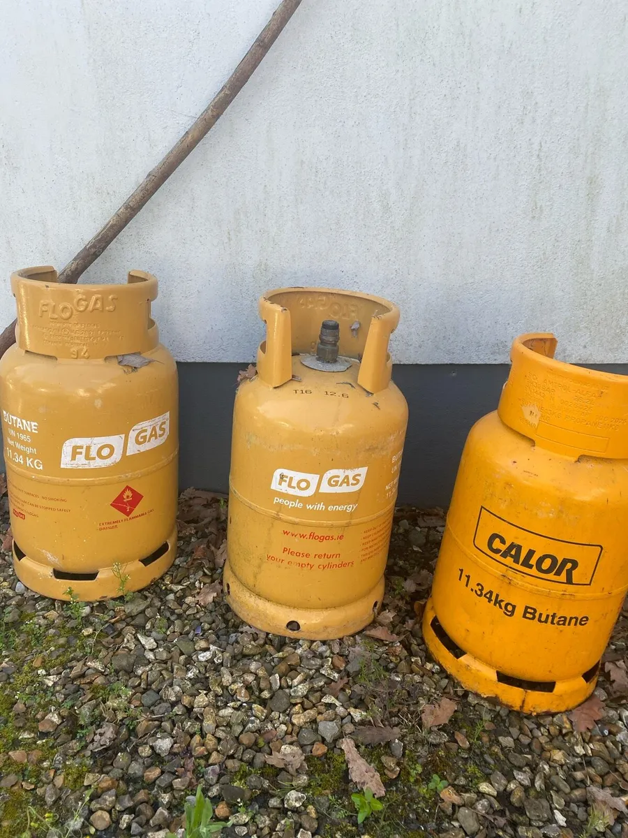Gas cylinders empty