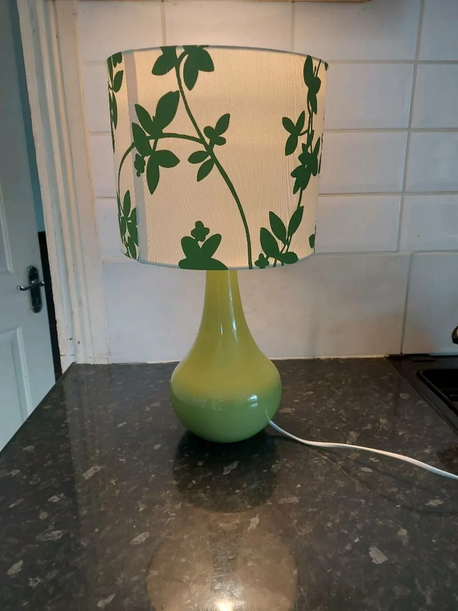 Lovely green table lamp