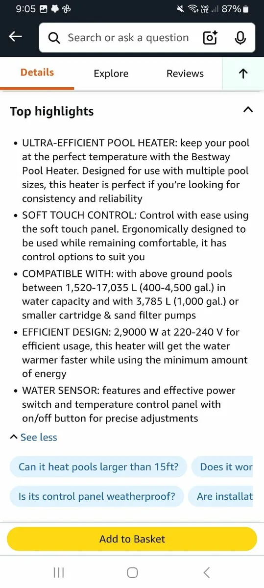 Pool heater  / life jacket - Image 2