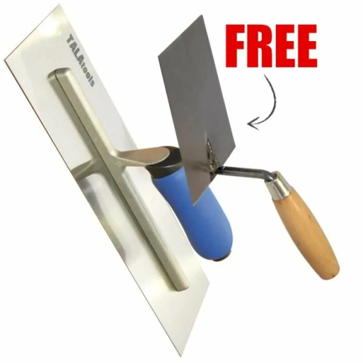 TALATools Plastering Trowel + FREE 7" Bucket Trowe - Image 1