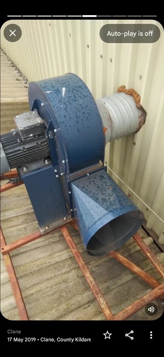Welding fume exhaust fan and arm - Image 2