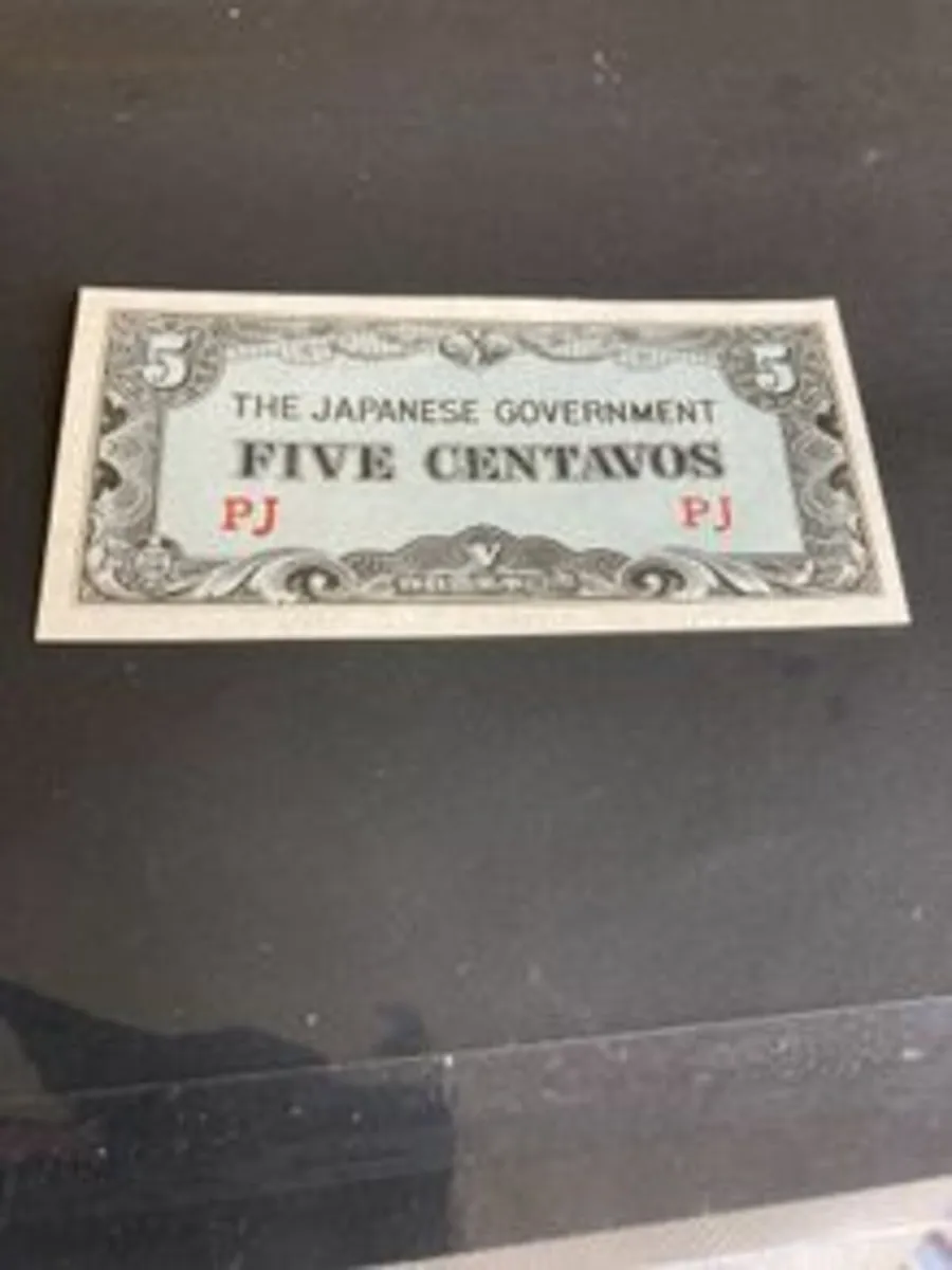 Rare Banknote - WW2 - Japanese Occupation
