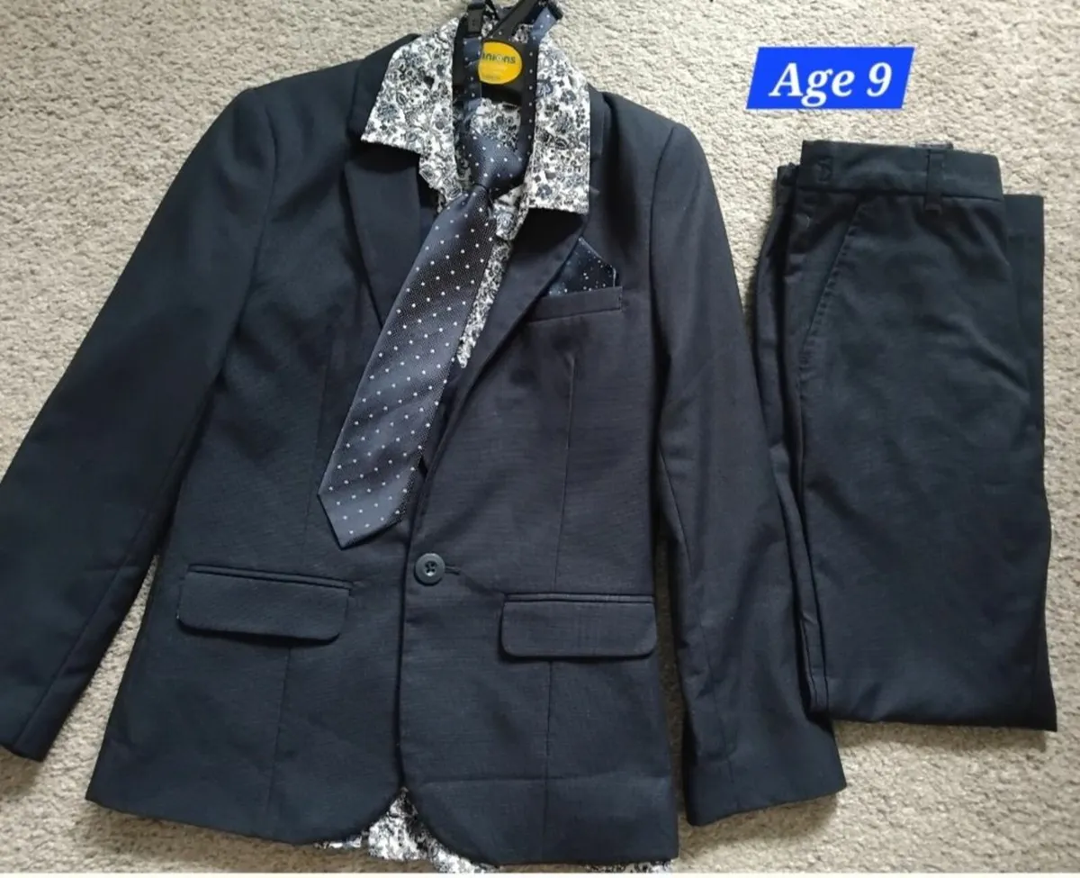 John Rocher Communion Suit, Waistcoat, Shirt&Tie - Image 2