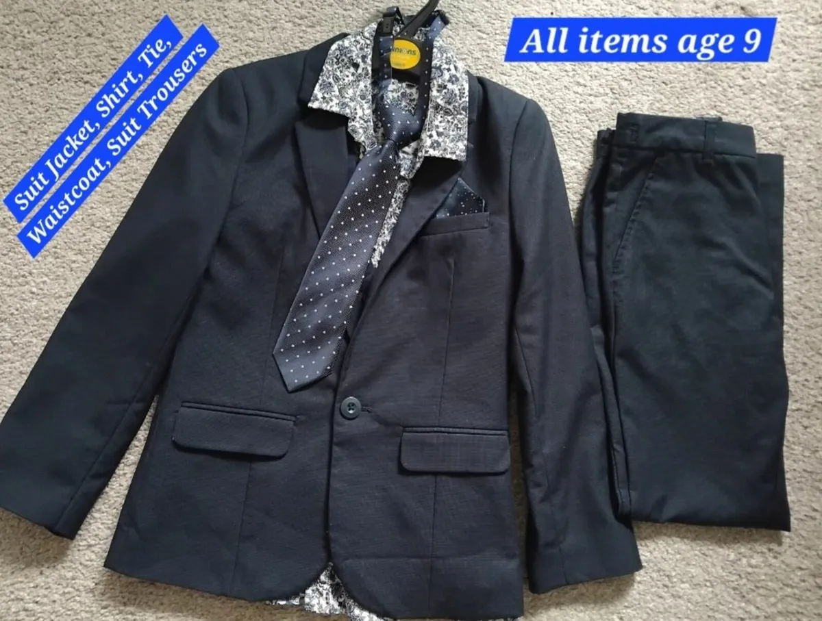 John Rocher Communion Suit, Waistcoat, Shirt&Tie - Image 1