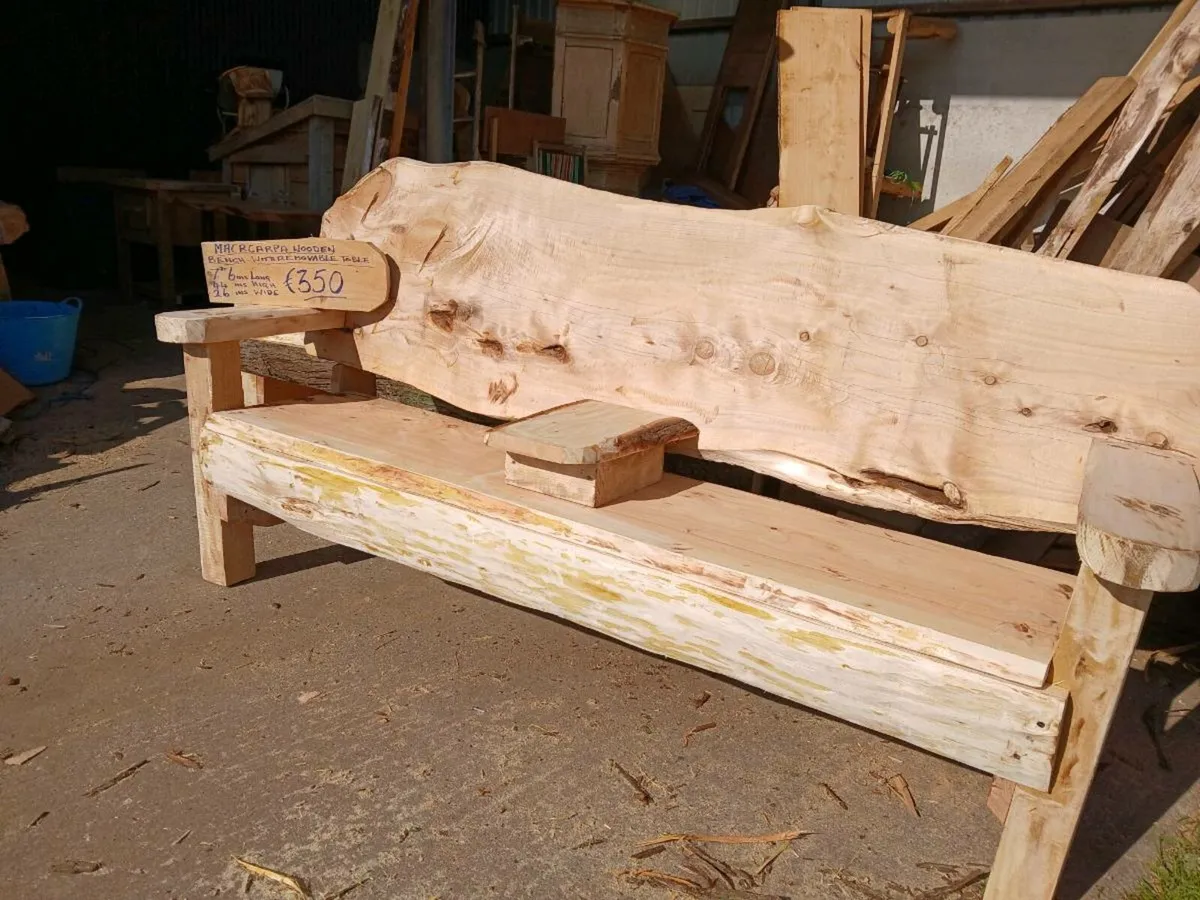Garden  furniture.Rustic benches and seats - Image 1