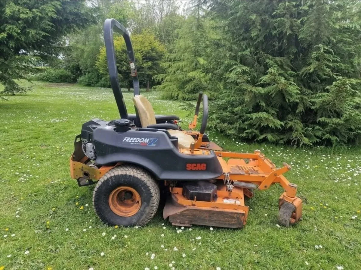 Scag zero turn ride on mower lawnmower - Image 1