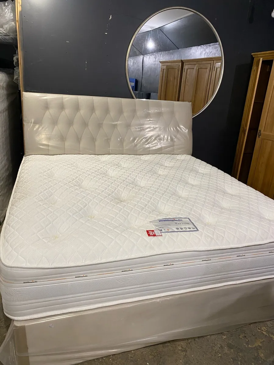 New super kingsize bed and mattress - Image 3