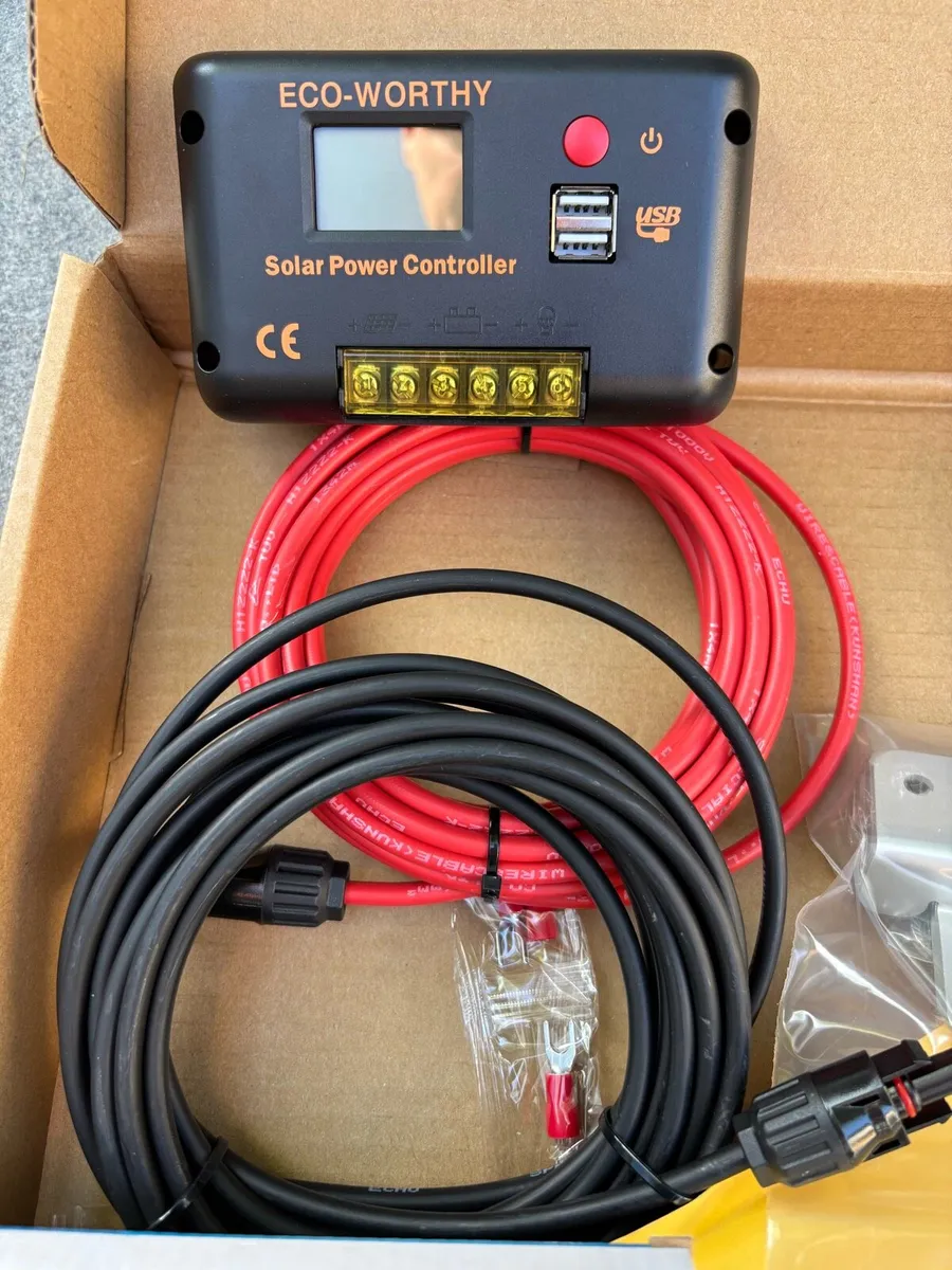 2x 120W Solar Panel Kit for off grid installation - Image 1