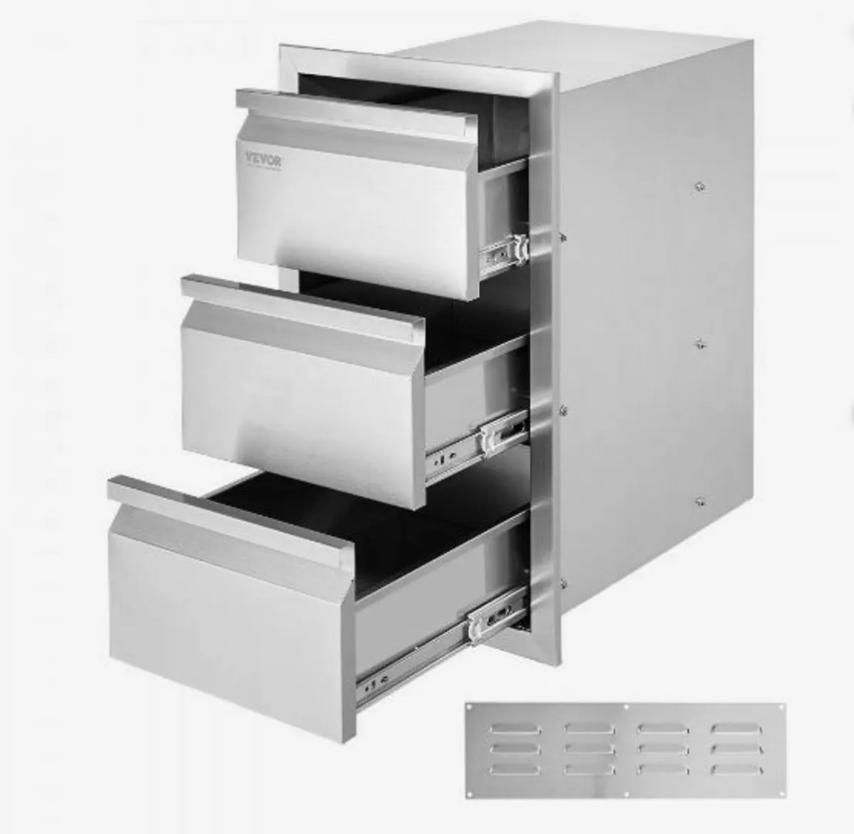 201 Stainless Steel Triple Access Drawer Outdoor - Image 1