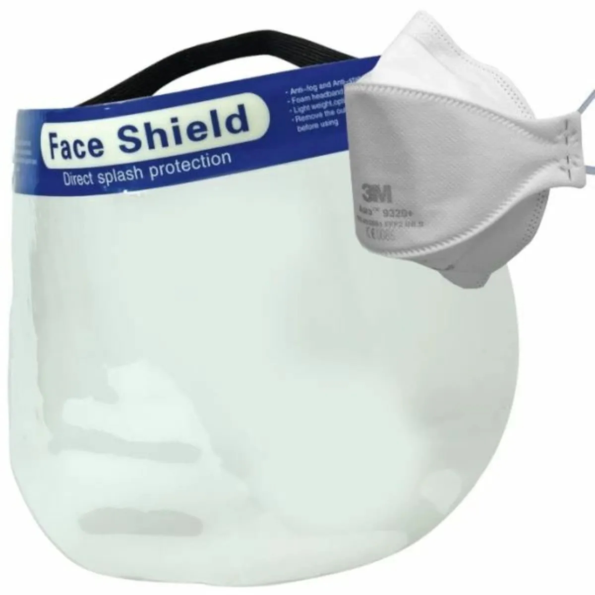 Draper Face Shield + 3M™ Respirator FFP2 Bundle - Image 1