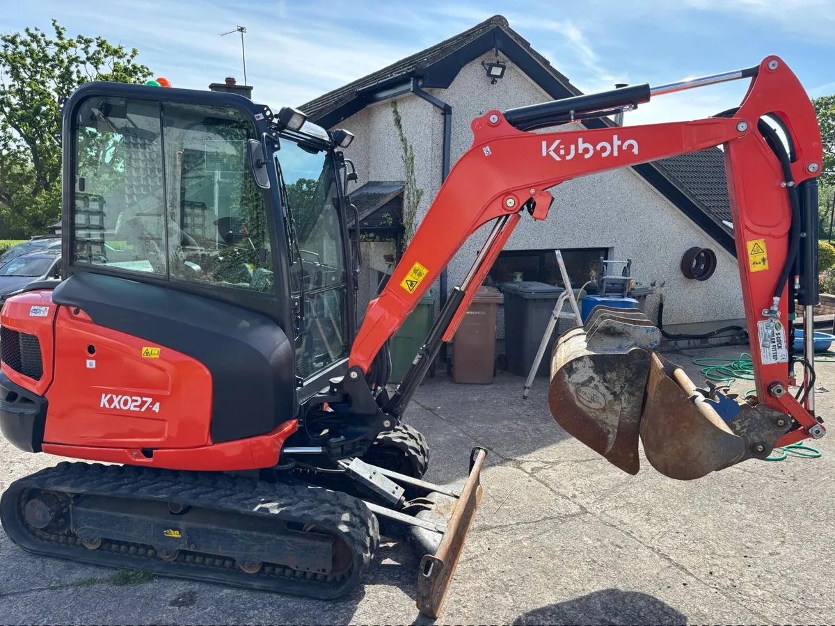 2022,KUBOTA KX 027-4 LOW HRS - Image 1