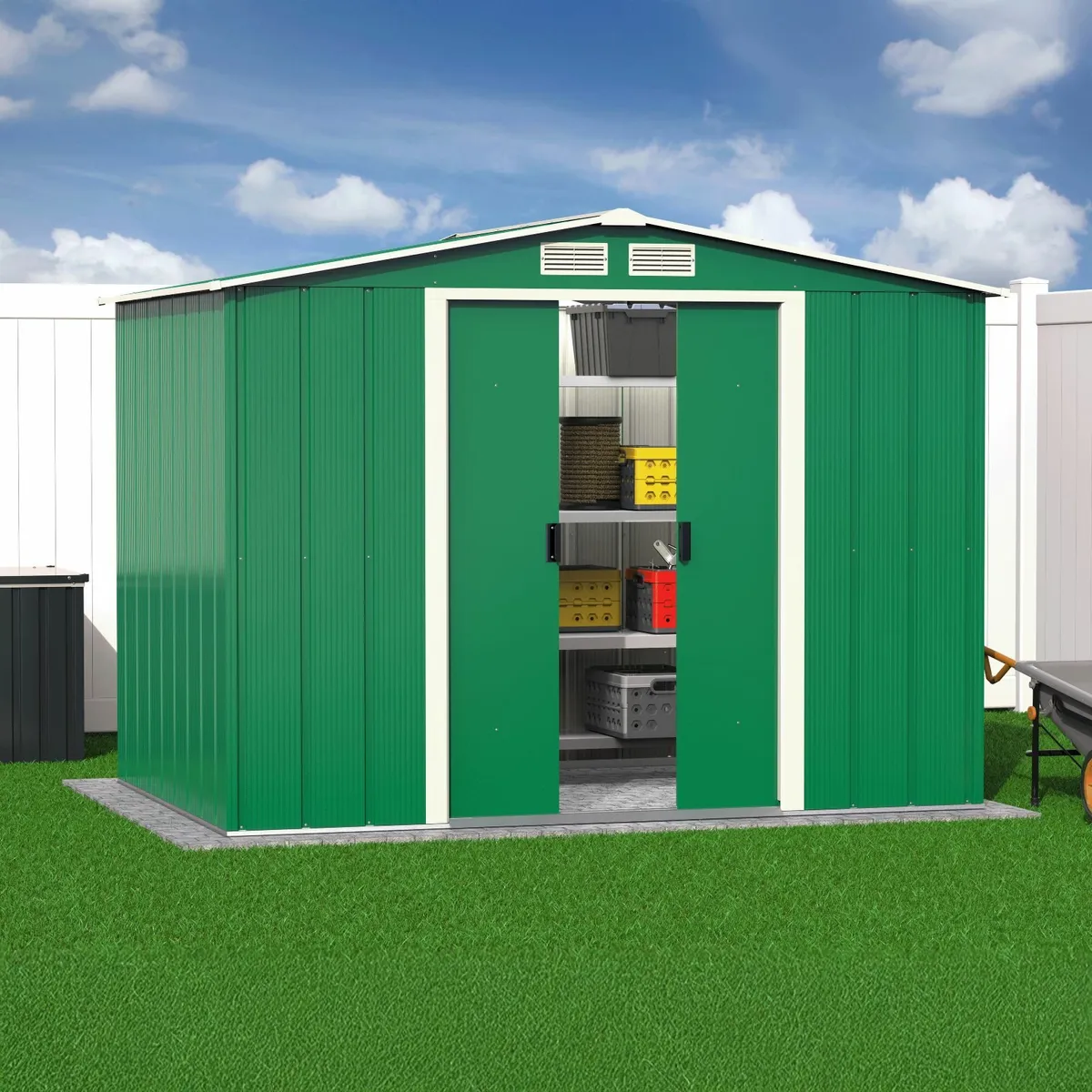 8x6 Steel Garden Sheds €450 Including Delivery. - Image 4