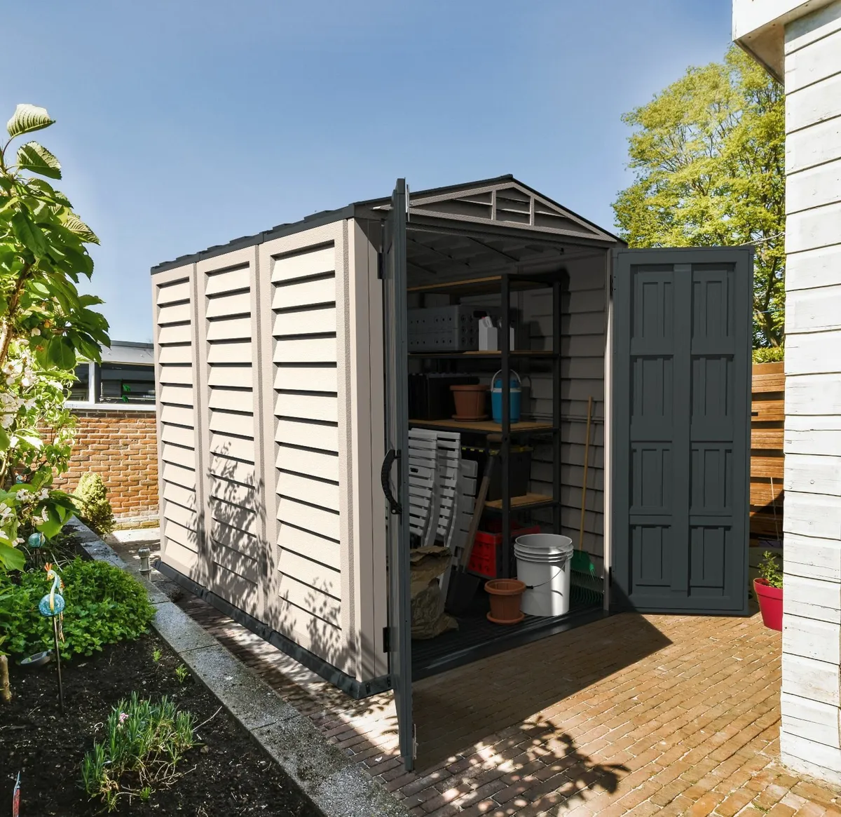 5x8 Yardmate Vinyl Sheds : Free 3 Day Delivery - Image 2