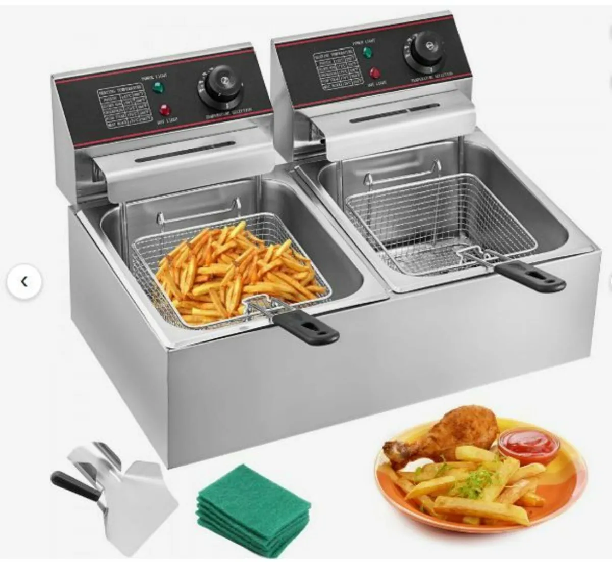 Commercial Deep Fryer 12L Electric Fryer 5000W - Image 1
