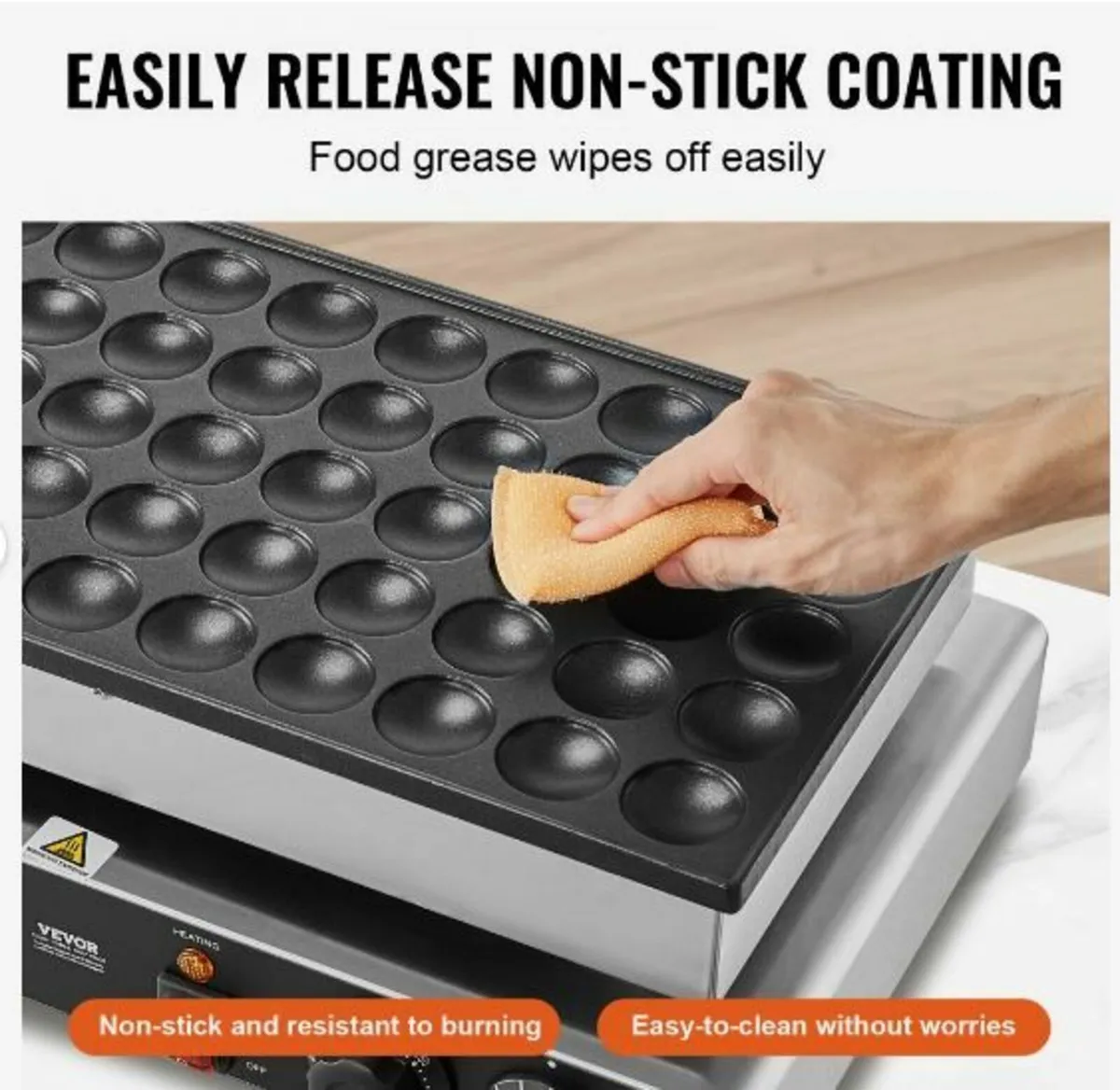 50PCS 43mm Mini Dutch Pancake Maker - Image 2