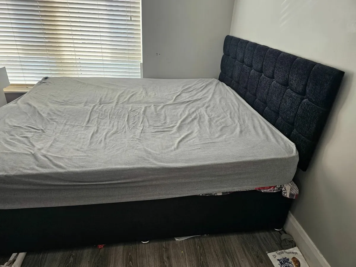 Superking bed and headboard - Image 2